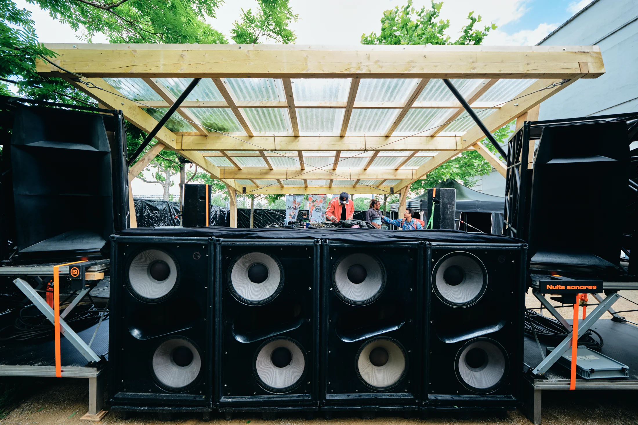Sound system JBL HLA Don'Zer Studio aux Nuits Sonores
